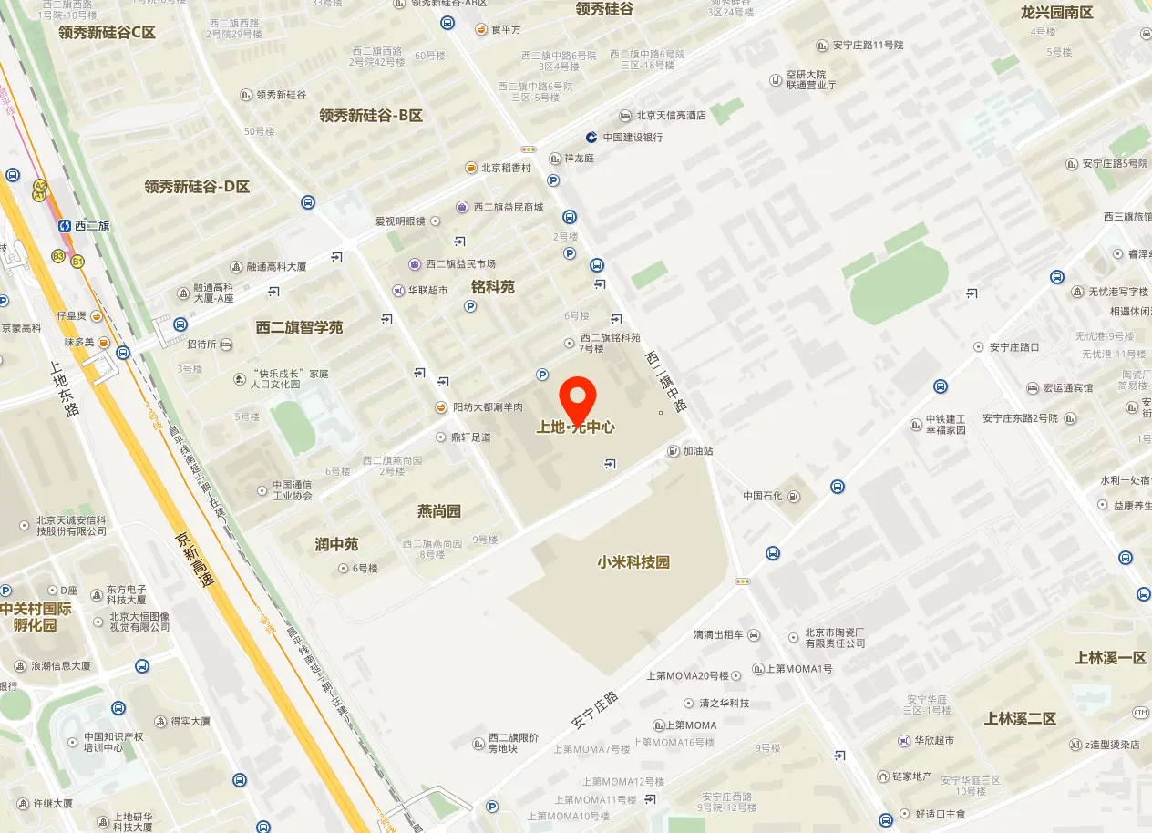 上地元中心地图位置